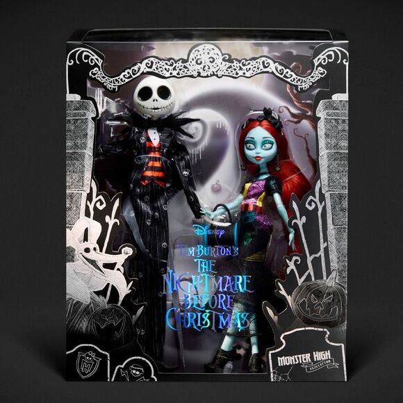 Monster High Skullector Disney's Nightmare Before Christmas | Jack & Sally NIB - Picture 12 of 16